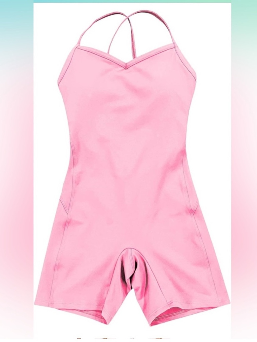 Pink Romper Bodysuit